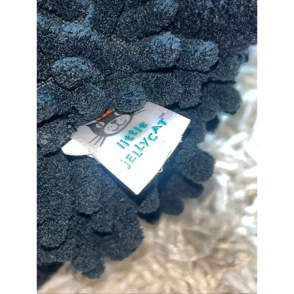 Little Jellycat Scatty Catty black kitty Textured Embroidered - Picture 7 of 11